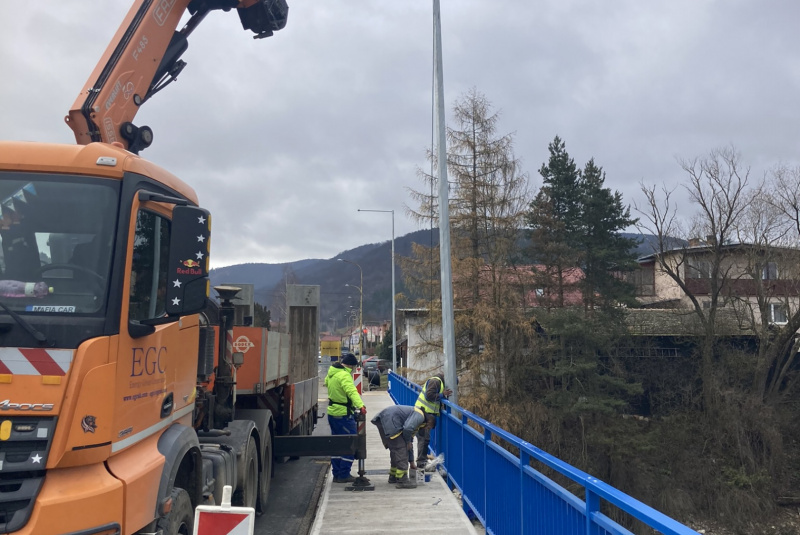 Most M 112 cez vodnú nádrž Ružín za obcou Margecany
