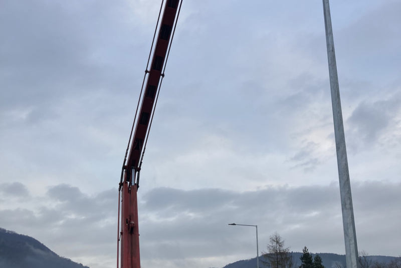 Most M 112 cez vodnú nádrž Ružín za obcou Margecany