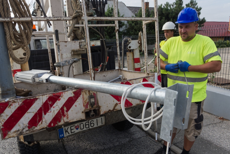 Košická Nová Ves - modernizácia verejného osvetlenia
